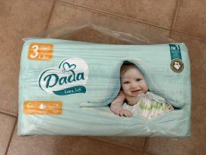 Dada Extra soft vel. 3 - 54 ks (4-9 kg) - poškozený obal