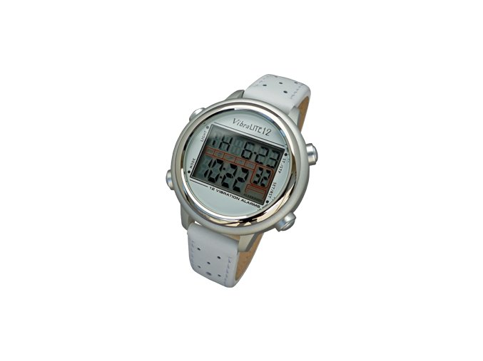 Náramkové vibrační hodinky VibraLITE 12 White