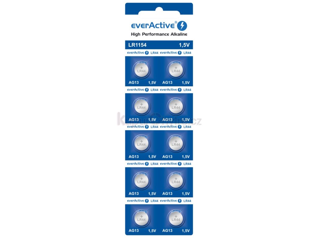 EverActive Alkaline G13 LR1154 blister 10s battery 89661