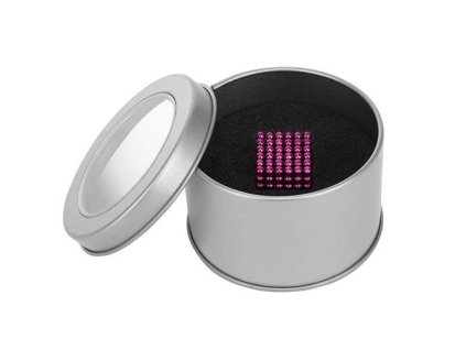 NeoCube - Magnetické kuličky 3 mm - růžové