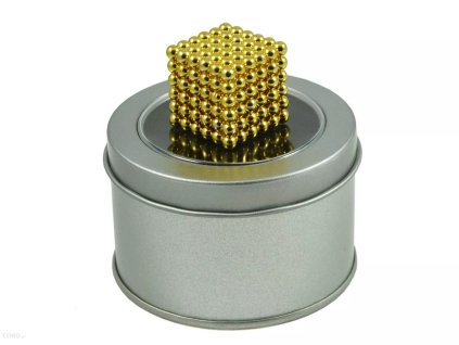 NeoCube - Magnetické kuličky 3 mm - zlaté