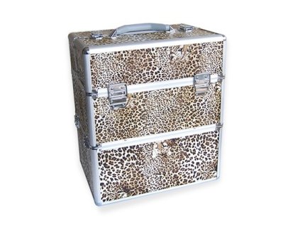 Kosmetický kufr - leopard