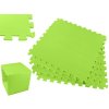 Pěnový koberec - cvičící / dětská podložka 60 x 60cm - 4 ks - zelená