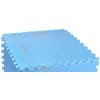 Pěnový koberec - cvičící / dětská podložka 60 x 60cm - 4 ks - modrá