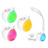 Stolní LED lampa 5W s nočním RGB podsvícením - bílá
