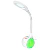 Stolní LED lampa 5W s nočním RGB podsvícením - bílá