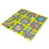 Dětský pěnový koberec PUZZLE - město, silnice 31 x 31cm - 9 ks