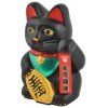 Čínská kočka MANEKI NEKO symbol štěstí - černá