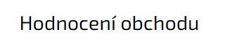 Hodnocení obchodu KupZaMalo