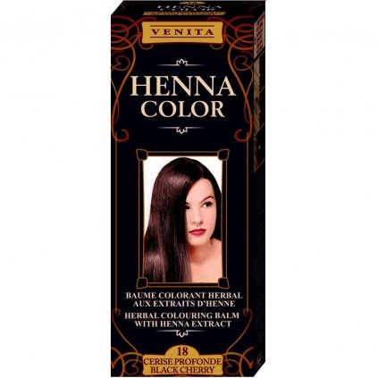 HENNA 18 creme černá višeň 75 ml