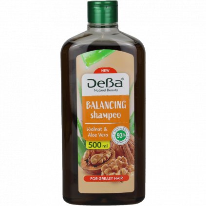 DeBa šampon Balancing Walnut & Aloe Vera 500 ml