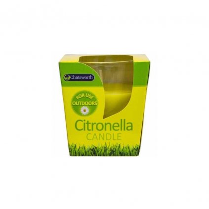 Citronella svíce ve skle