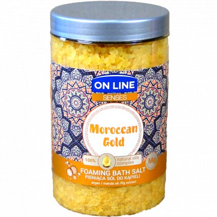 On line sůl do koupele Moroccan Gold 480 g