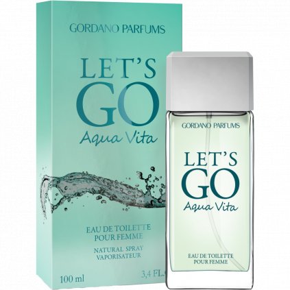Gordano Lets Go Aqua Vita dámské edt 100 ml