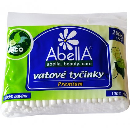 AbellA vatové tyčinky ZIP 200 ks 100% ECO