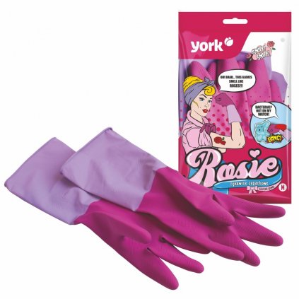 YORK gumové rukavice vonné Rosie M