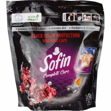 SOFIN gelové kapsle na praní černého prádla 24 ks