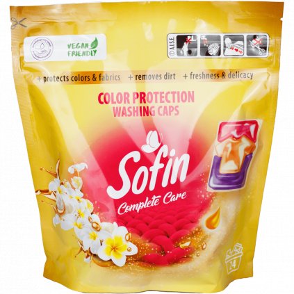 SOFIN gelové kapsle na praní barevného prádla 24 ks