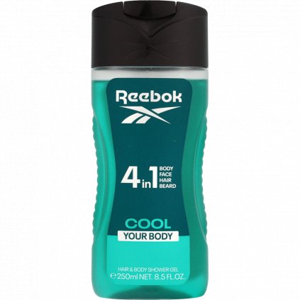 Reebok men 4v1 sprchový gel Cool 250 ml