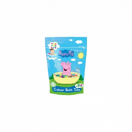 Peppa Pig barevné kapsle do koupele (mix ovoce) 9x16 g