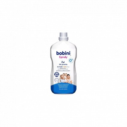 BOBINI gel na praní FAMILY 0+ na bílé i barevné prádlo 36 PD 1,8 L