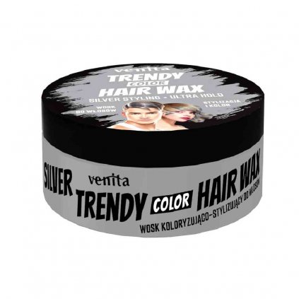 trendy color hair wax silver hair kupzamalo