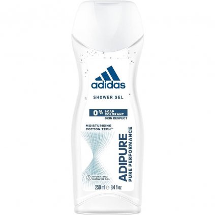 Adidas men sprchový gel Adipure moisturising cotton tech 250 ml