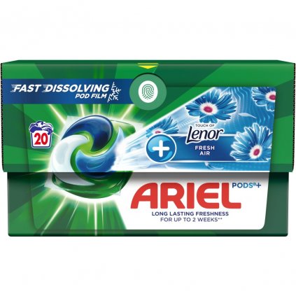 Ariel kapsle na praní BOX Lenor fresh air 20 ks