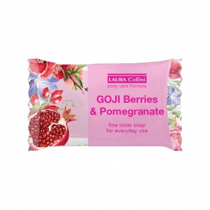 Laura Collini toaletní mýdlo GOJI Berries & pomegranate 90 g