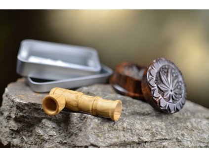 Set s dýmkou a drtičkou