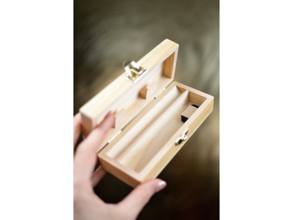 Balící dřevěná krabička Spliff box
