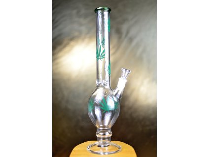 Skleněný Icebong Listy 400 mm