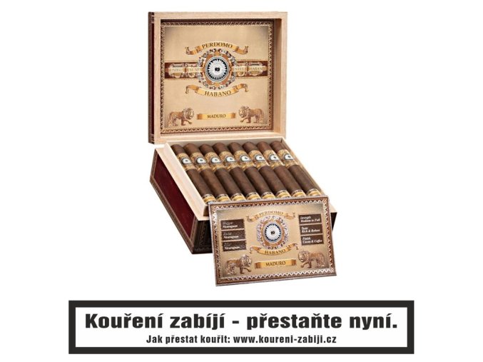 Doutníky Perdomo Nicaragua Bourbon Barrel Aged Robusto Maduro, 24ks