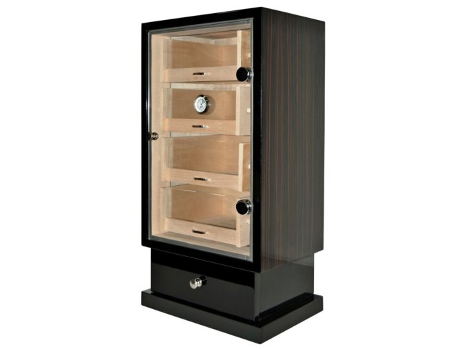 Humidor na doutníky Cabinett Ebony 180