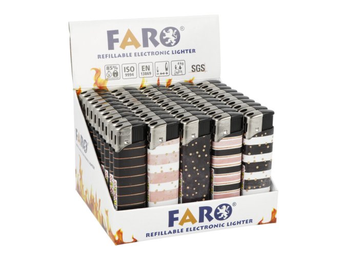 Zapalovač FARO Piezo Stripes