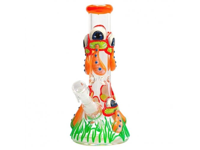 Skleněný bong Grace Glass Scary Orange, 32cm