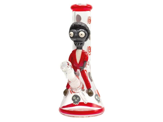 Skleněný bong Grace Glass Scary Reddus, 32cm