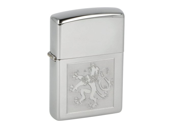 Zapalovač Zippo Czech Lion, leštěný
