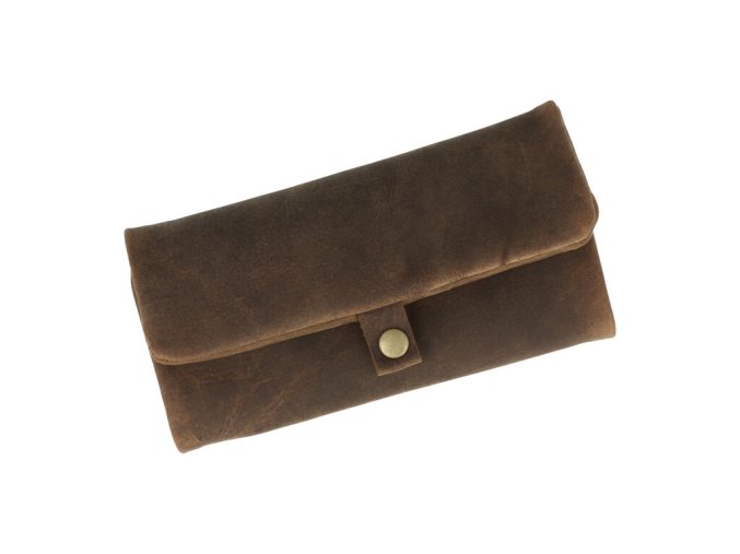 Pouzdro na tabák Angelo RYO kožené, hnědé