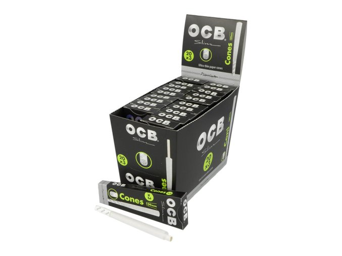Cigaretové dutinky OCB Cones PREMIUM, 3ks