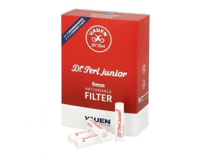 Filtry do dýmky Vauen Dr. Perl Junior, 100ks, 9mm