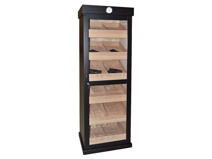 Humidor na doutníky skříňový Blackie, 59x44x179cm
