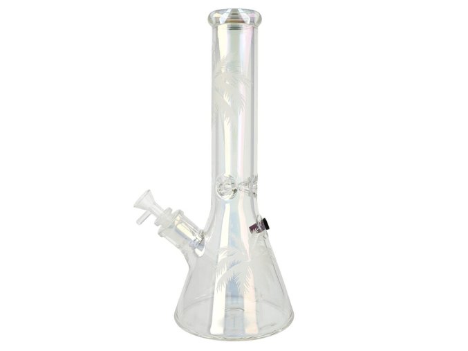 Skleněný bong Super Heroes Tower transparentní, 35cm