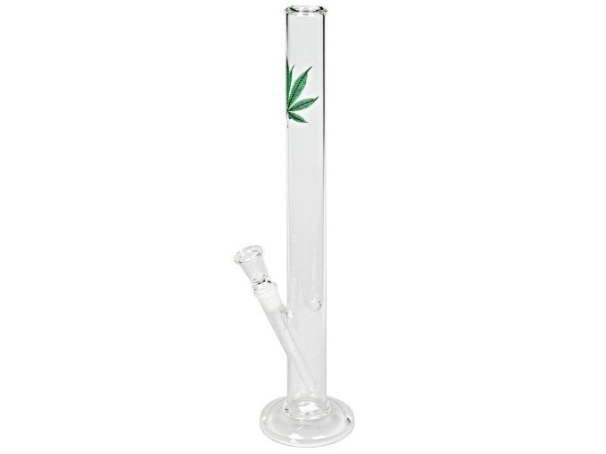 Skleněný bong Leng Leaf, 46 cm