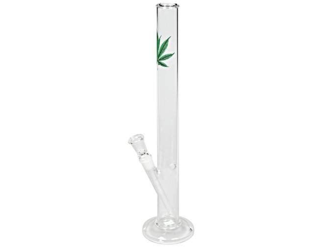 Skleněný bong Leng Leaf, 46cm