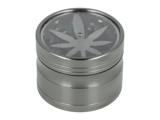Drtič tabáku kovový Super Heroes ALU Grey, 62mm