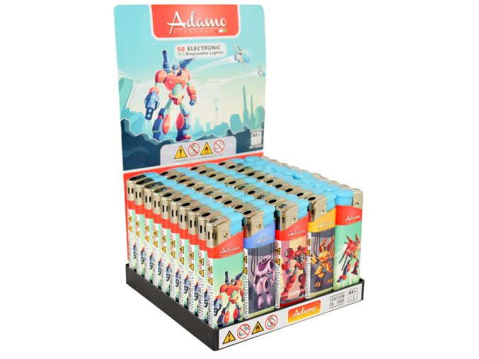 Zapalovač Adamo Piezo Robots