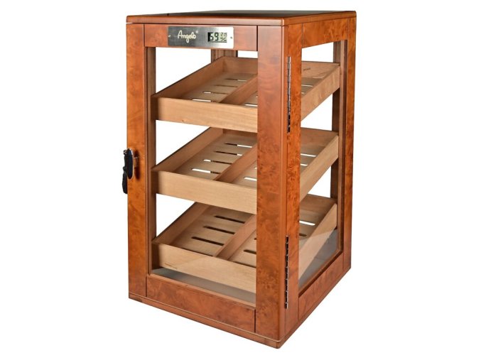 Humidor na doutníky Angelo Cabinett Burlwood, 30x28x53cm