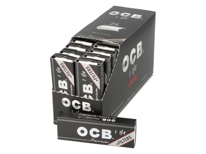 Cigaretové papírky OCB PREMIUM 1 1/4+Filters