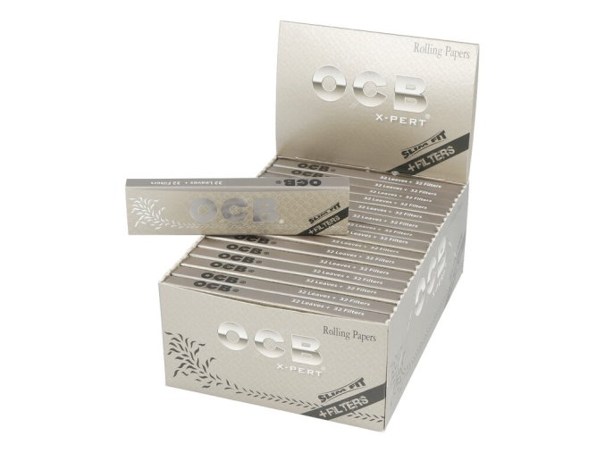 Cigaretové papírky OCB X-Pert Slim Fit + Filters